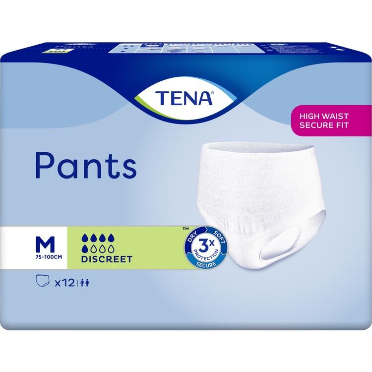 TENA PANTS Discreet M 75-100 cm bei Inkontinenz 12 St