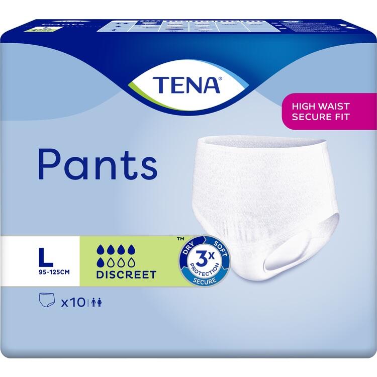 TENA PANTS Discreet L bei Inkontinenz 10 St
