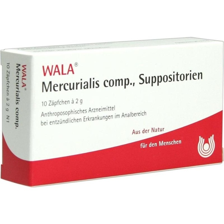 MERCURIALIS COMP.Suppositorien 10X2 g