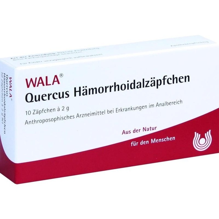 QUERCUS HÄMORRHOIDALZÄPFCHEN 10X2 g