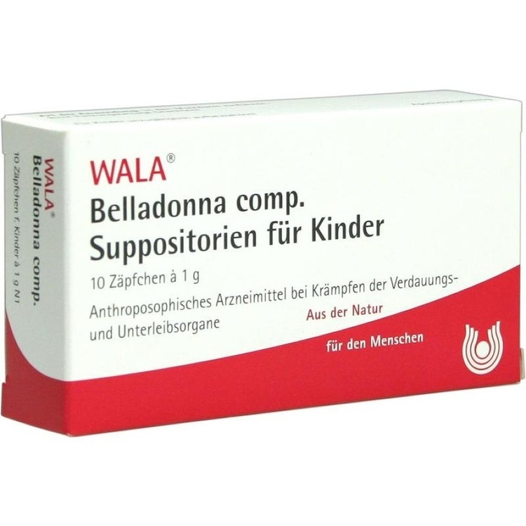 BELLADONNA COMP.Kindersuppositorien 10X1 g