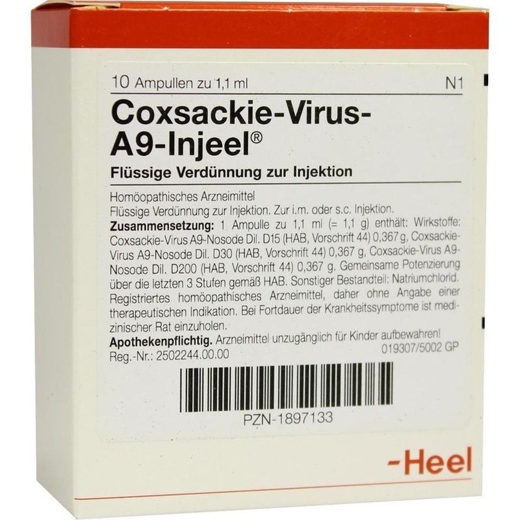 COXSACKIE-Virus A9 Injeel Ampullen 10 St