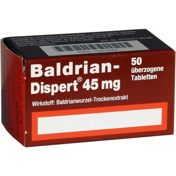 BALDRIAN DISPERT 45 mg überzogene Tabletten 50 St