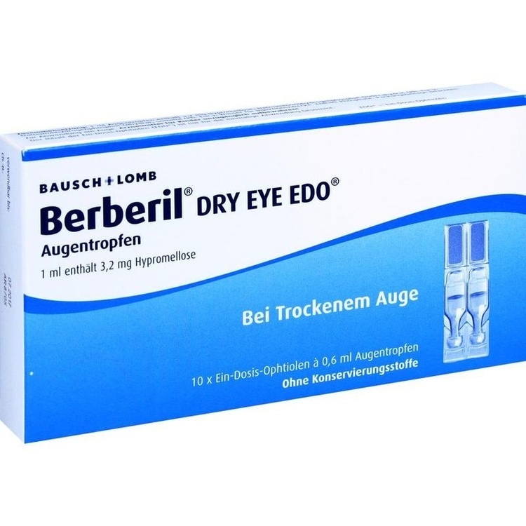 BERBERIL Dry Eye EDO Augentropfen 10X0.6 ml
