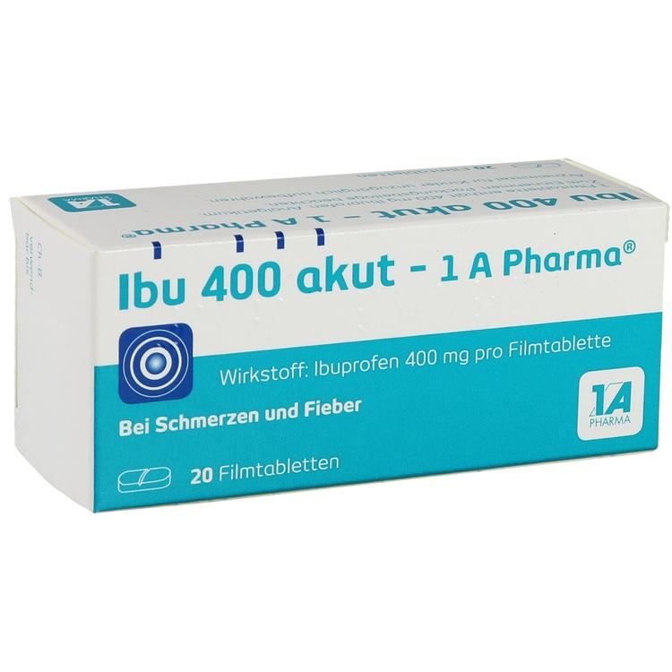 IBU 400 akut-1A Pharma Filmtabletten 20 St