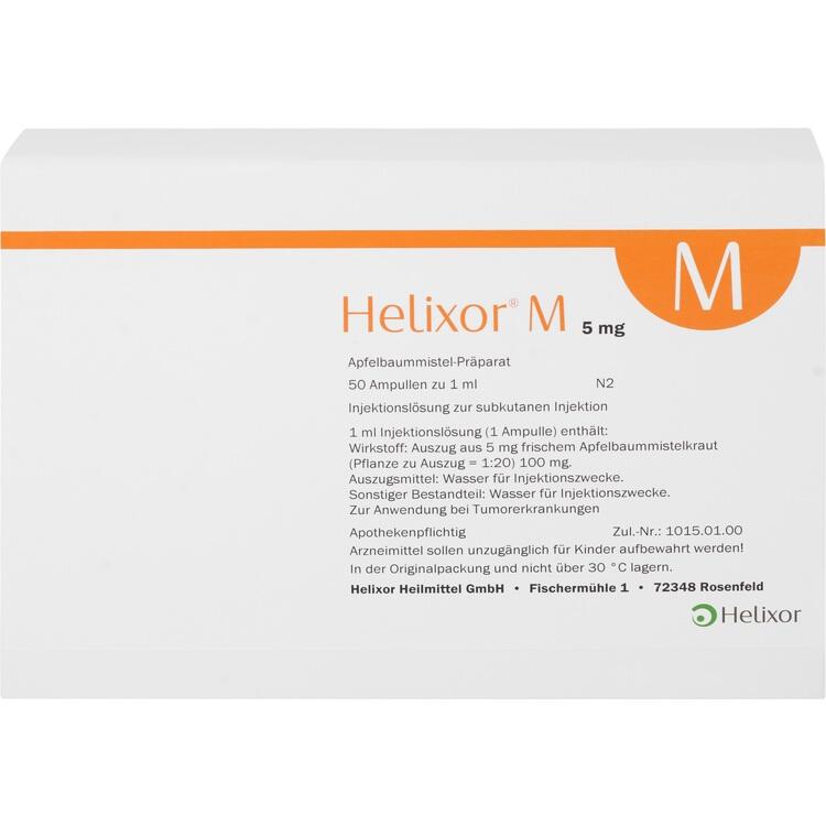 HELIXOR M Ampullen 5 mg 50 St