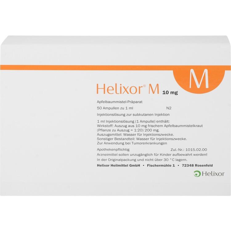 HELIXOR M Ampullen 10 mg 50 St