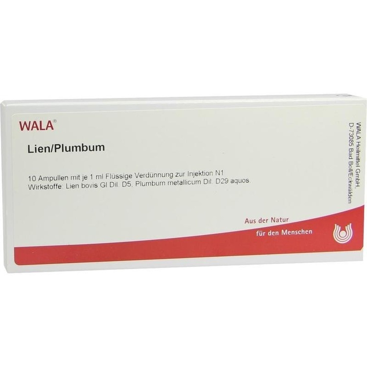 LIEN/PLUMBUM Ampullen 10X1 ml