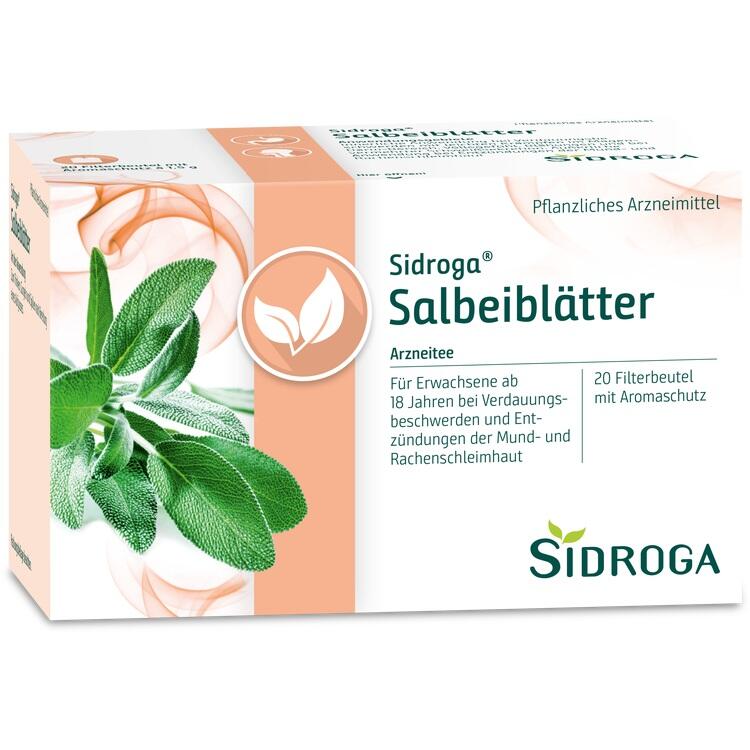 SIDROGA Salbeiblätter Tee Filterbeutel 20X1.5 g