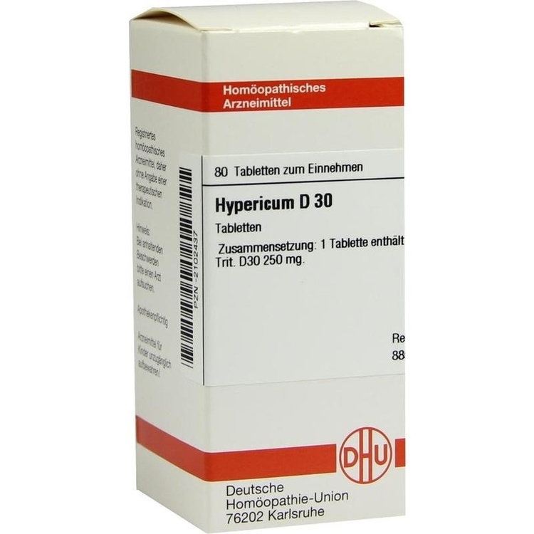 HYPERICUM D 30 Tabletten 80 St