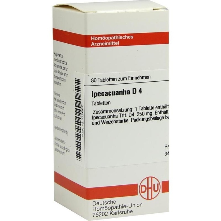 IPECACUANHA D 4 Tabletten 80 St