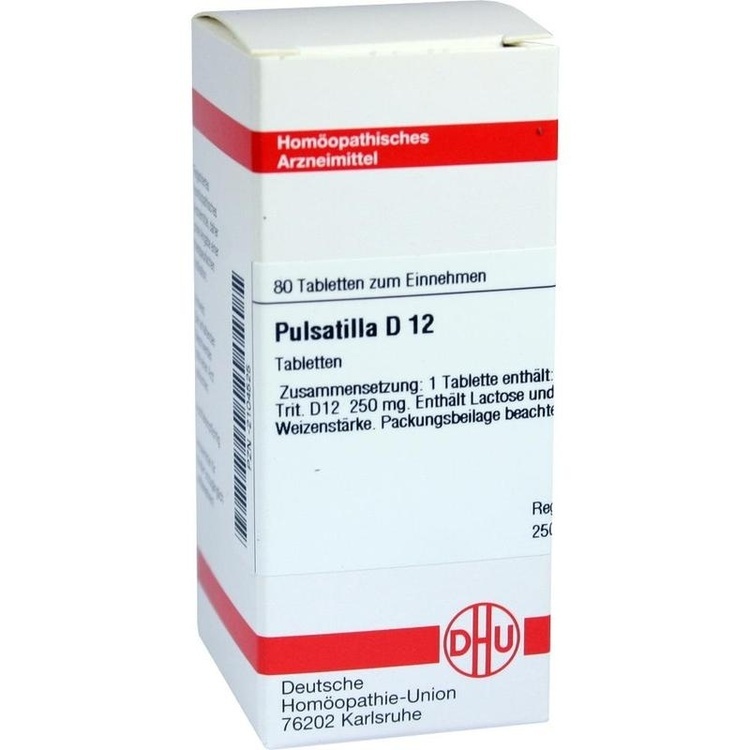 PULSATILLA D 12 Tabletten 80 St