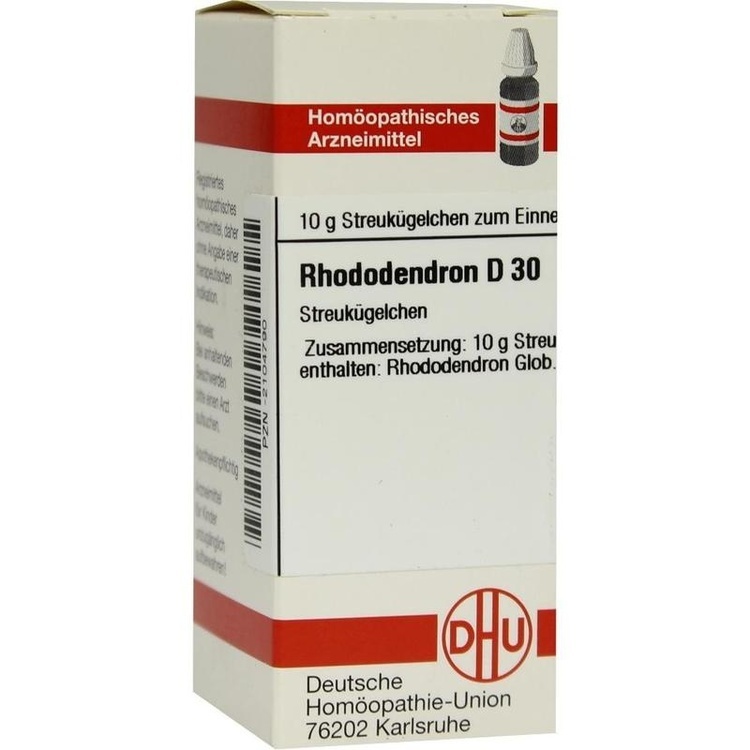 RHODODENDRON D 30 Globuli 10 g