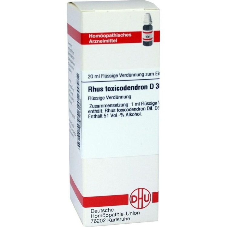 RHUS TOXICODENDRON D 30 Dilution 20 ml