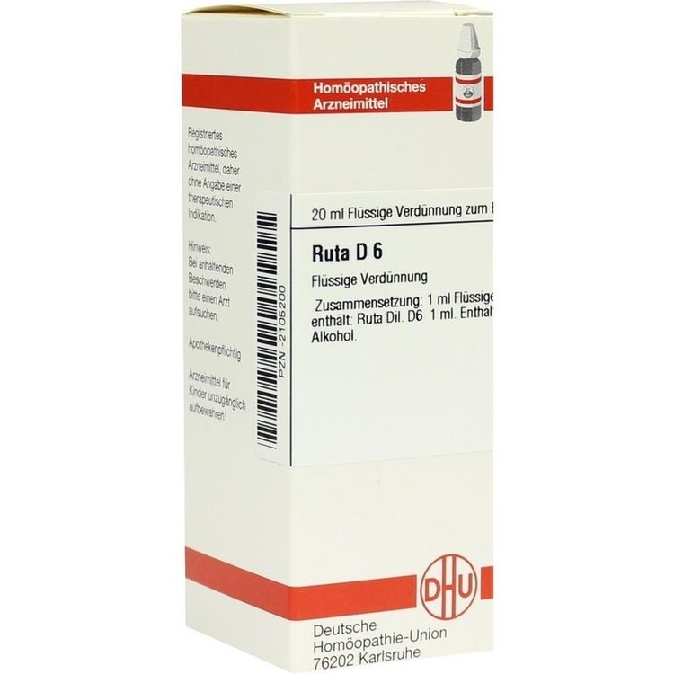 RUTA D 6 Dilution 20 ml