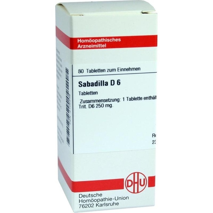 SABADILLA D 6 Tabletten 80 St