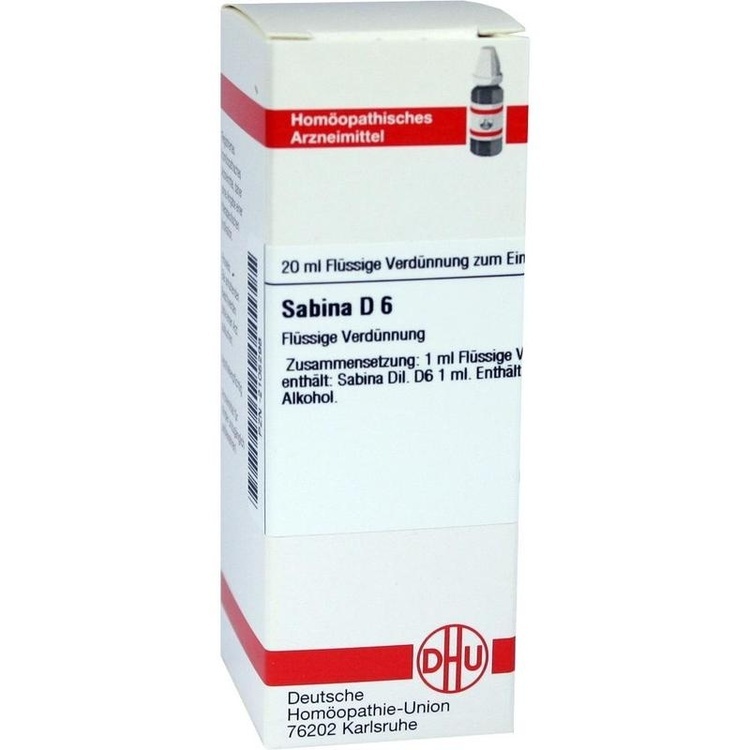 SABINA D 6 Dilution 20 ml