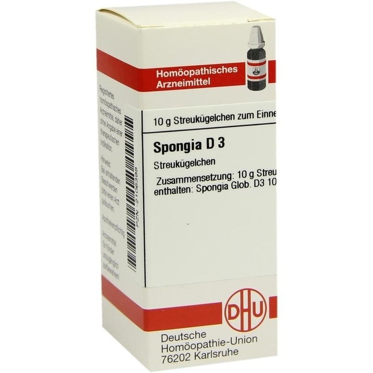 SPONGIA D 3 Globuli 10 g