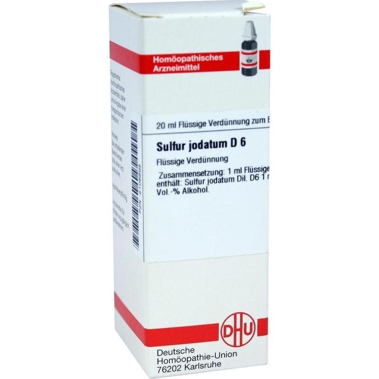 SULFUR JODATUM D 6 Dilution 20 ml