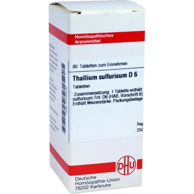 THALLIUM SULFURICUM D 6 Tabletten 80 St