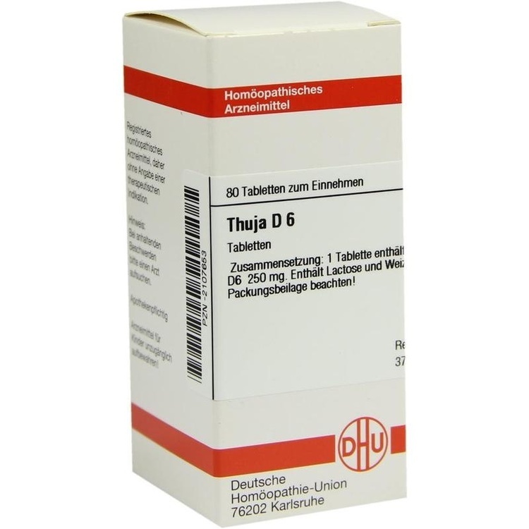 THUJA D 6 Tabletten 80 St