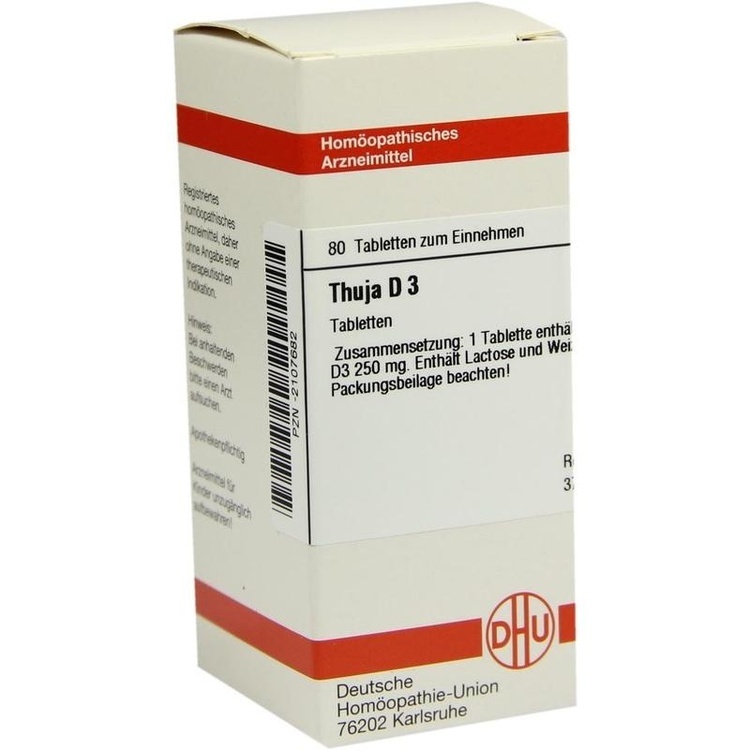 THUJA D 3 Tabletten 80 St