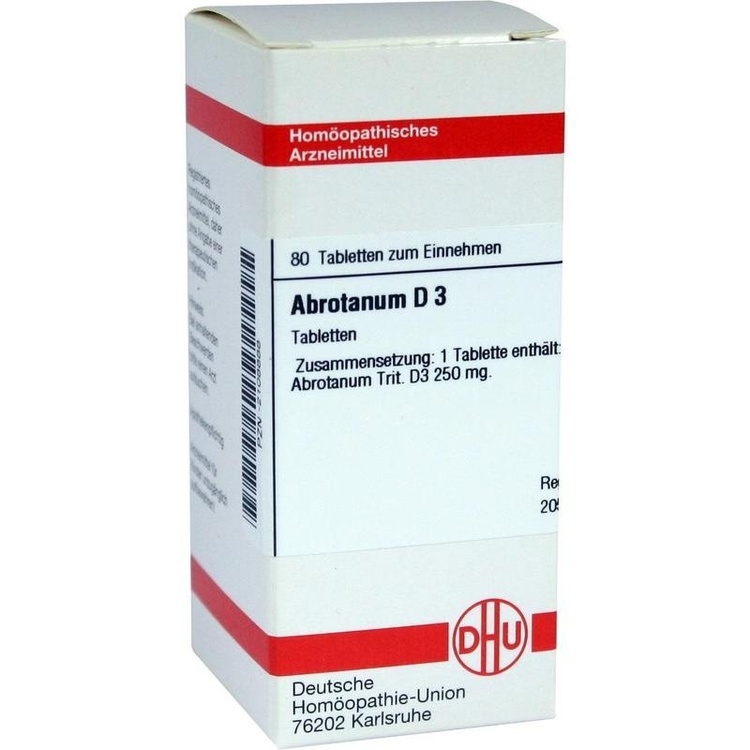 ABROTANUM D 3 Tabletten 80 St