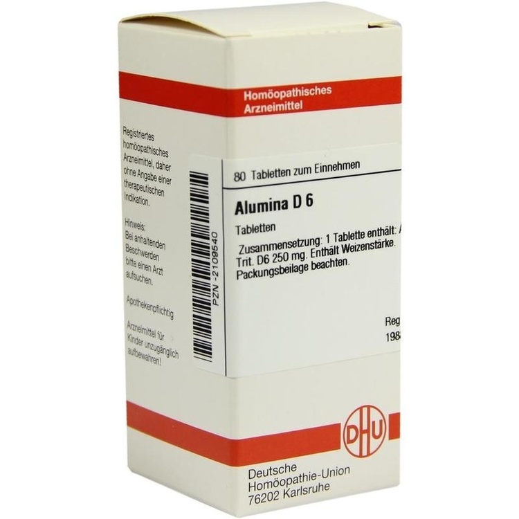 ALUMINA D 6 Tabletten 80 St