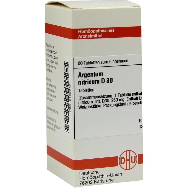 ARGENTUM NITRICUM D 30 Tabletten 80 St