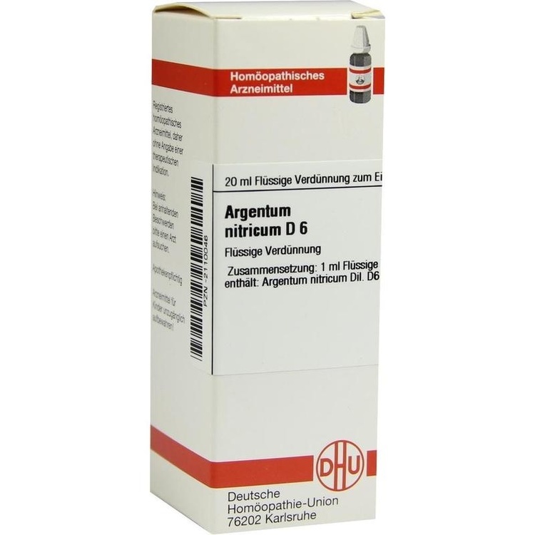 ARGENTUM NITRICUM D 6 Dilution 20 ml