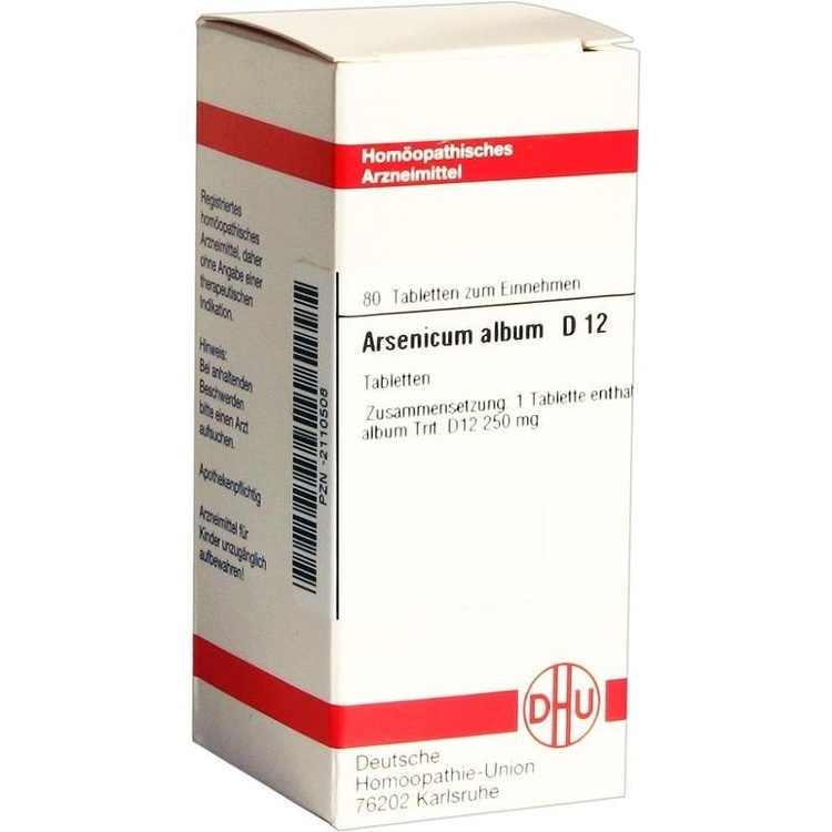 ARSENICUM ALBUM D 12 Tabletten 80 St