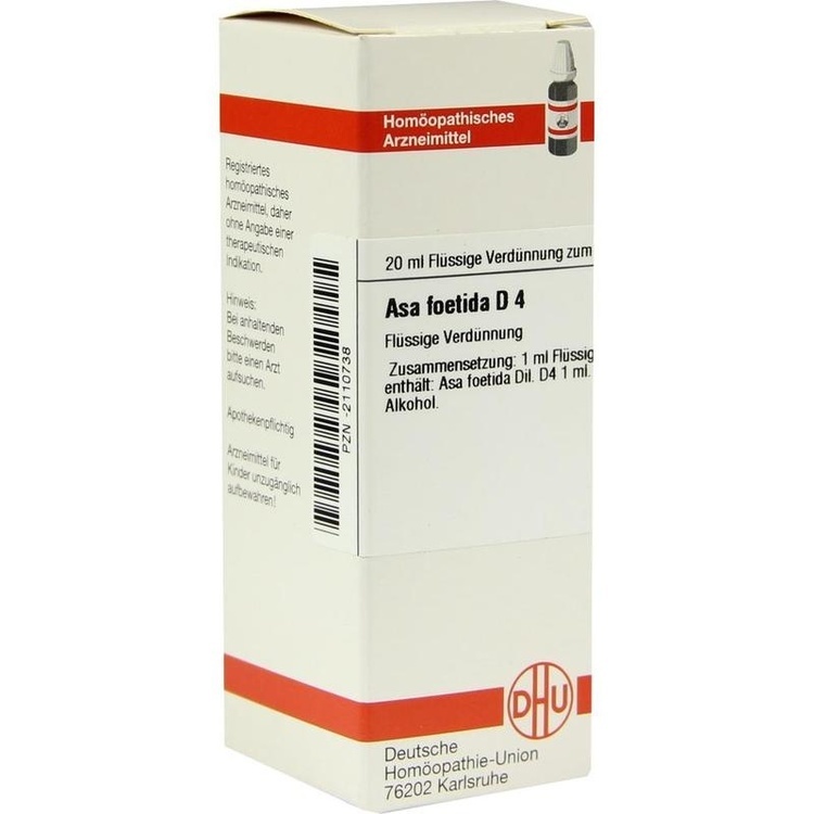 ASA FOETIDA D 4 Dilution 20 ml