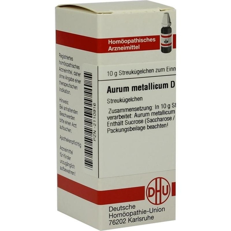 AURUM METALLICUM D 30 Globuli 10 g