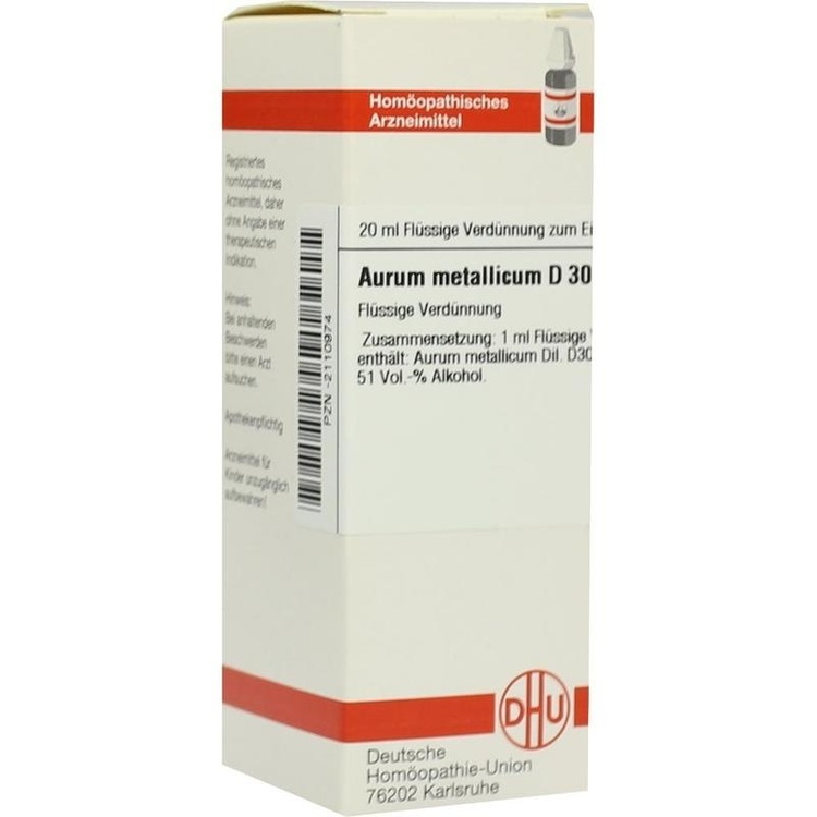 AURUM METALLICUM D 30 Dilution 20 ml