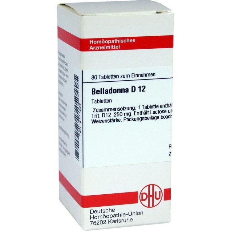 BELLADONNA D 12 Tabletten 80 St