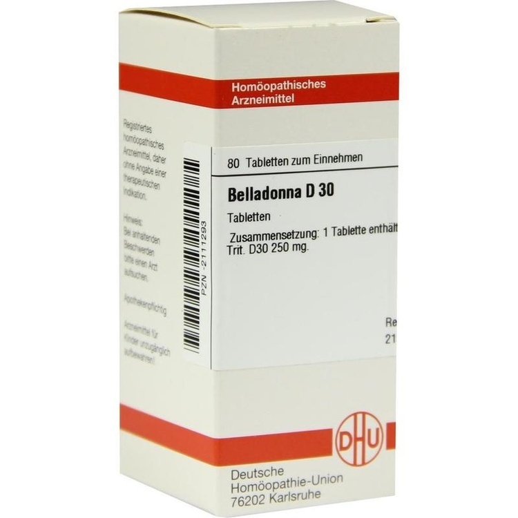 BELLADONNA D 30 Tabletten 80 St