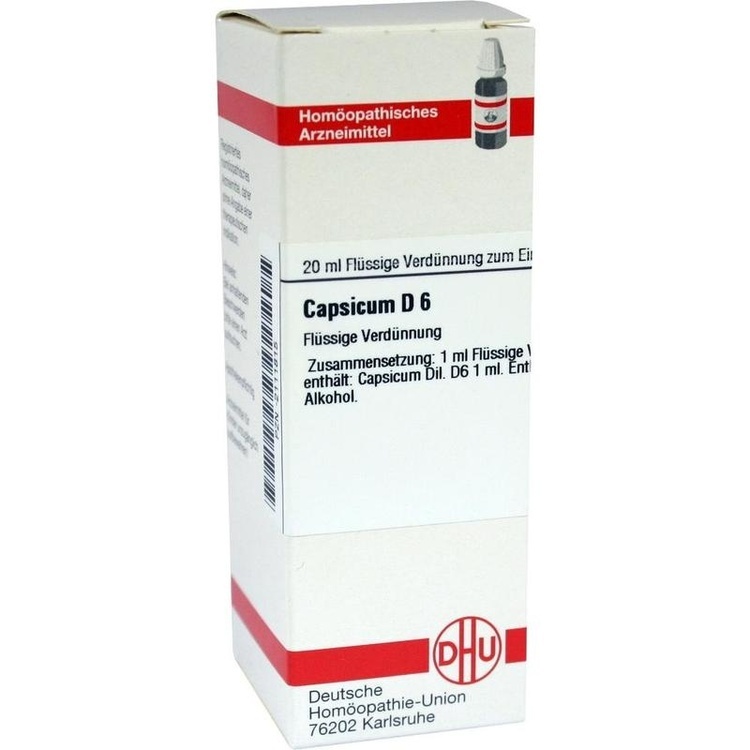 CAPSICUM D 6 Dilution 20 ml