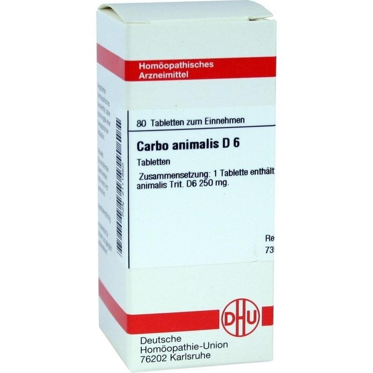 CARBO ANIMALIS D 6 Tabletten 80 St