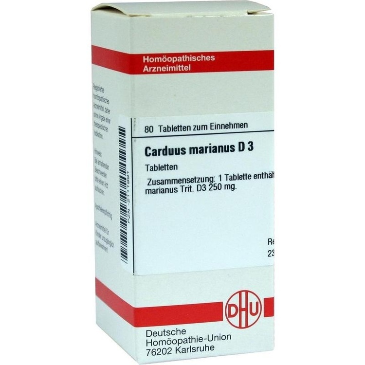 CARDUUS MARIANUS D 3 Tabletten 80 St