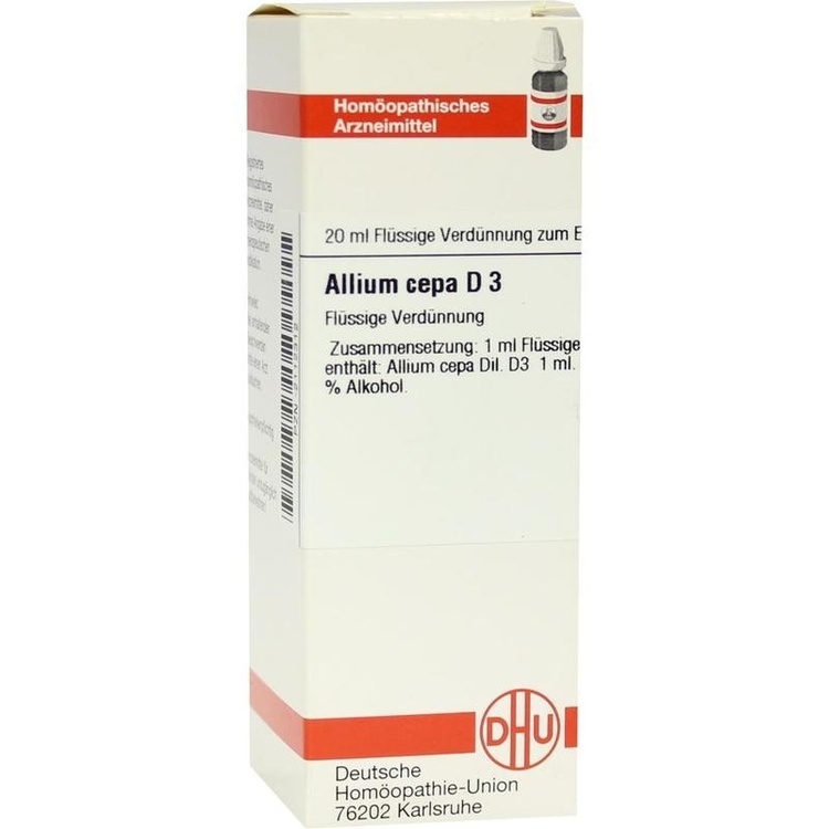 ALLIUM CEPA D 3 Dilution 20 ml