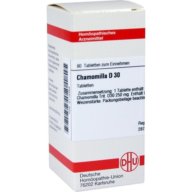 CHAMOMILLA D 30 Tabletten 80 St