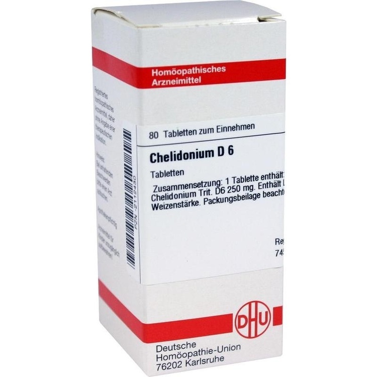 CHELIDONIUM D 6 Tabletten 80 St