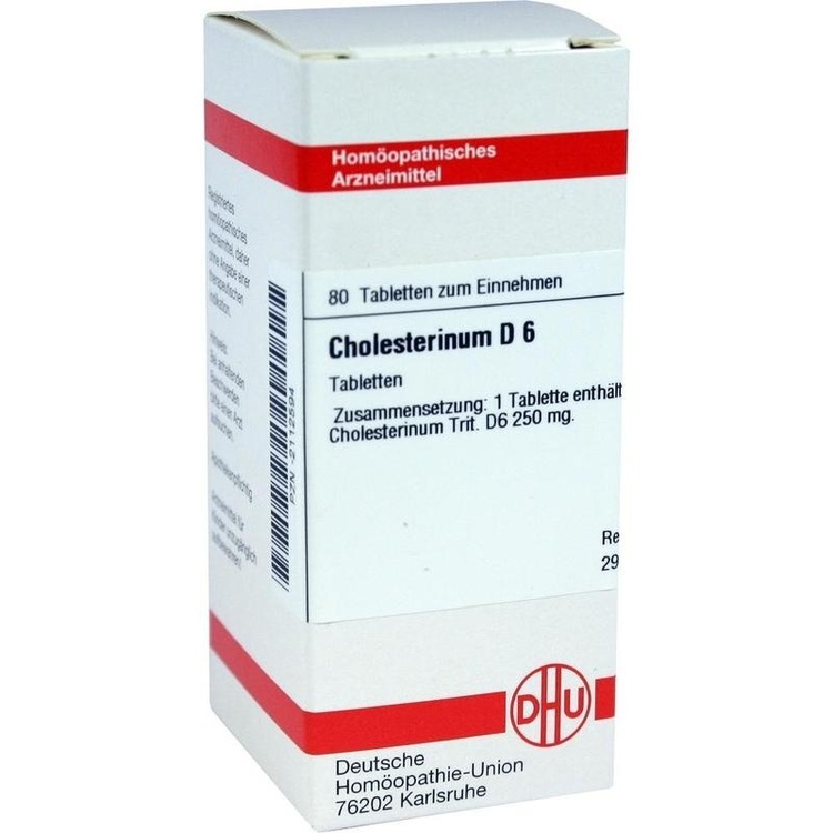 CHOLESTERINUM D 6 Tabletten 80 St