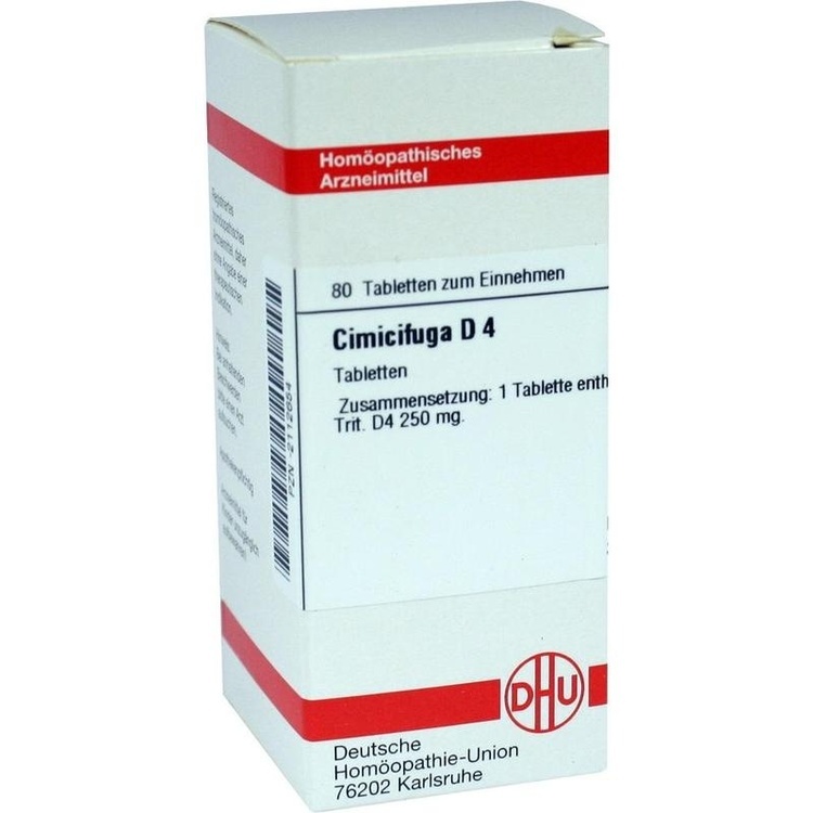 CIMICIFUGA D 4 Tabletten 80 St