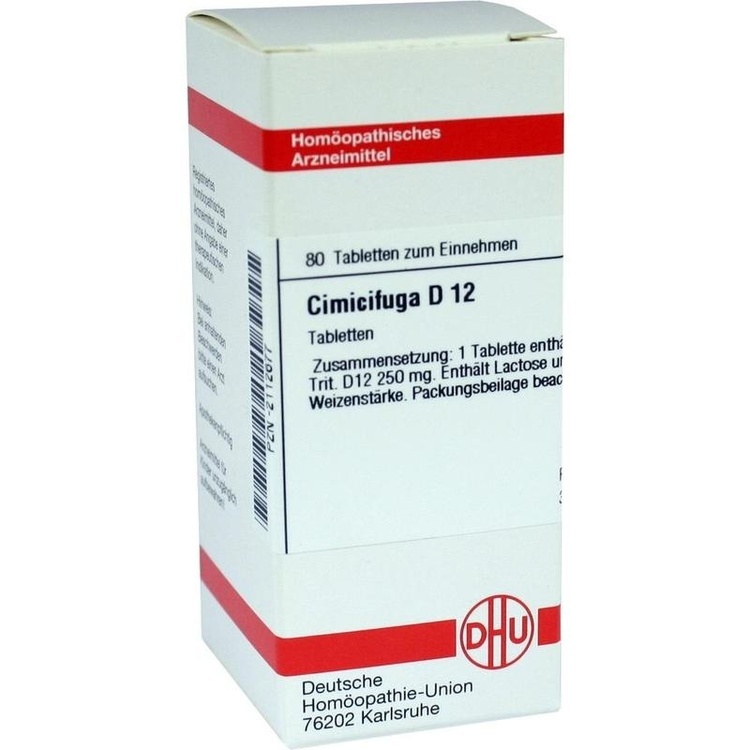 CIMICIFUGA D 12 Tabletten 80 St
