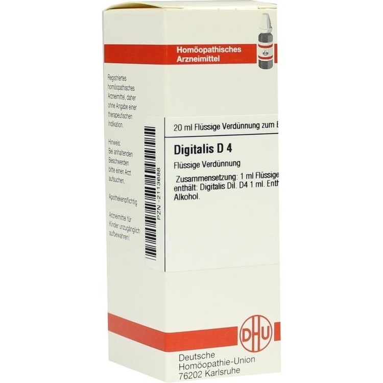 DIGITALIS D 4 Dilution 20 ml