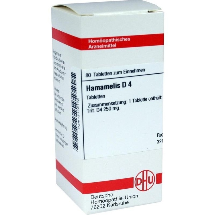 HAMAMELIS D 4 Tabletten 80 St