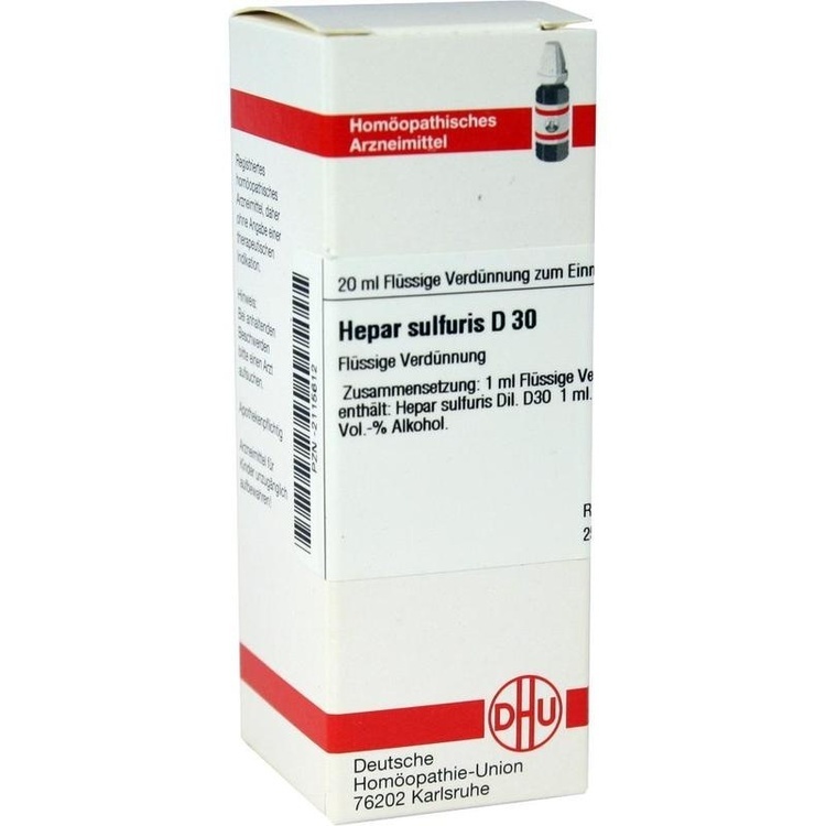 HEPAR SULFURIS D 30 Dilution 20 ml