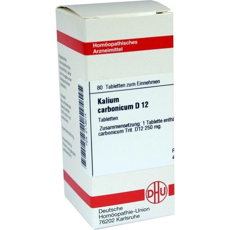 KALIUM CARBONICUM D 12 Tabletten 80 St