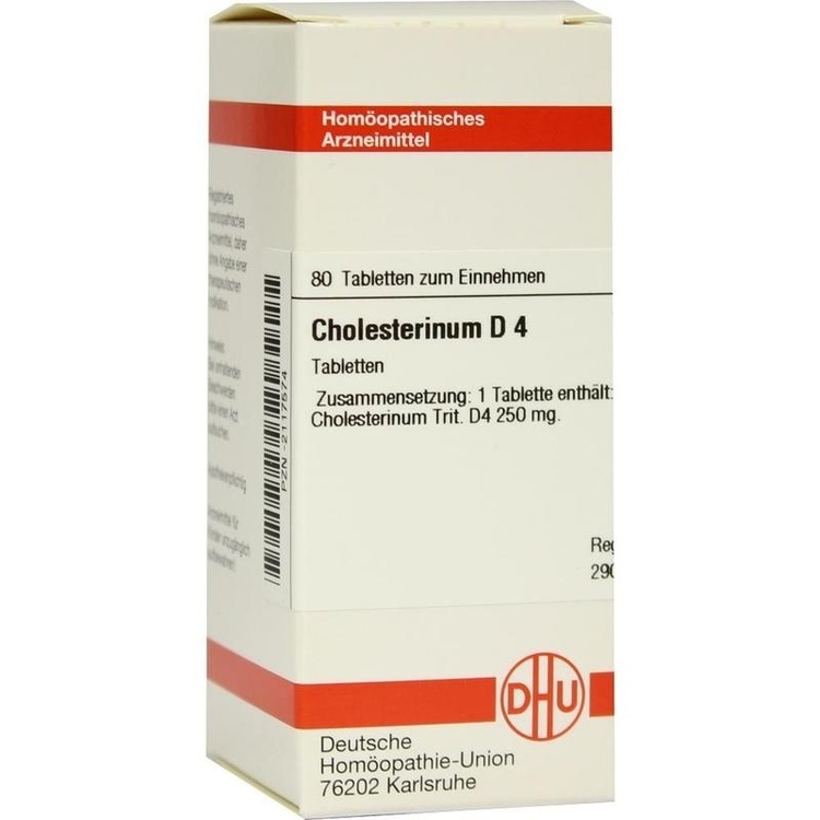 CHOLESTERINUM D 4 Tabletten 80 St